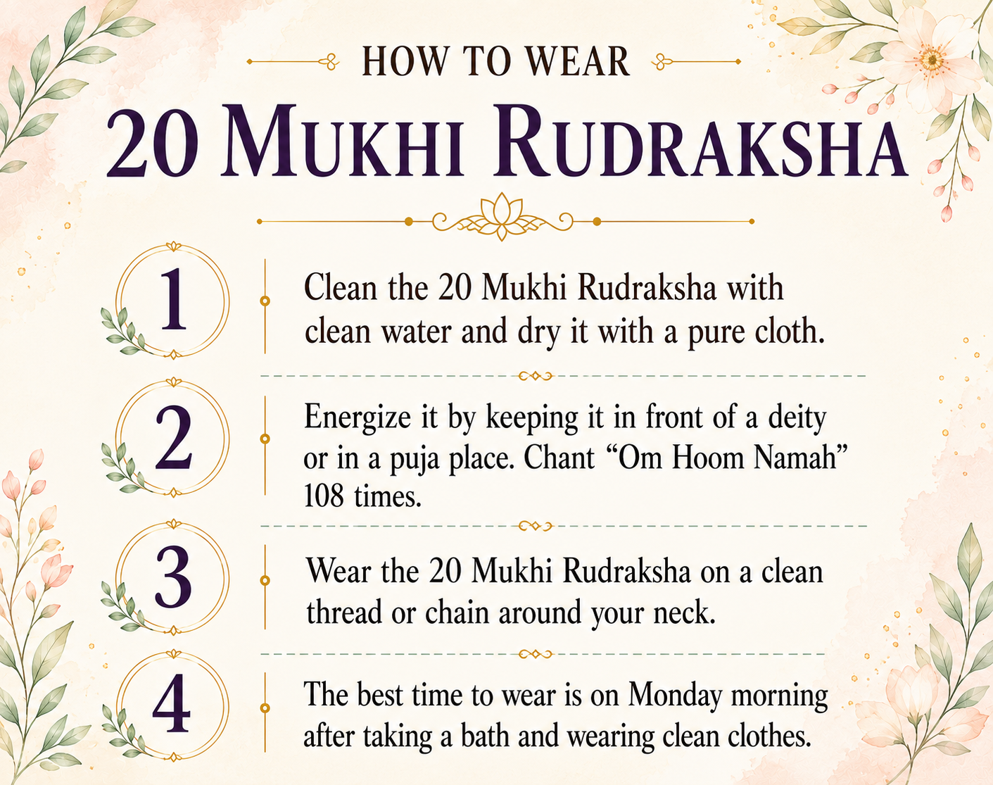 20 Mukhi Rudraksha (Nepal Origin)